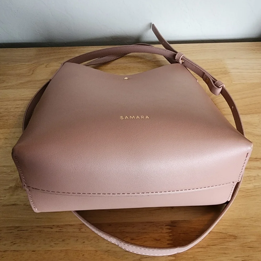 Samara shoulder bag Crossbody Peony Medium size - Picture 10 of 11